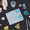 DIY Star of David & Ankh Cross Silicone Pendant Molds DIY-PH0004-94-5