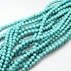 Natural Howlite Round Beads Strands TURQ-L017-3mm-02B-1
