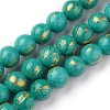 Natural Mashan Jade Beads Strands G-F670-A01-10mm-2