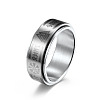 Viking Word 304 Stainless Steel Rotatable Finger Rings for Men FS-WGA52A7-04-1