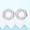 304 Stainless Steel Stud Earrings for Women EJEW-K306-05P-1