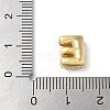 Brass Micro Pave Cubic Zirconia Beads KK-P290-61G-E-3