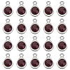 20Pcs Faceted Glass Charms RGLA-TADJ0001-01E-2