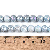 Anti-Tarnish Electroplate Glass Beads Strands GLAA-N010-8mm-12-2