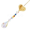 Hollow Alloy Hanging Ornaments HJEW-Q012-05F-2