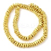 Matte Electroplated Synthetic Non-magnetic Hematite Beads Strands G-L606-F01-01A-3