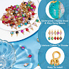 120Pcs Glass Pendant PALLOY-HY00005-5