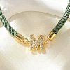 Adjustable Nylon Cord Bracelets BJEW-C096-01G-13-2