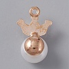 Resin Imitation Pearl Pendants FIND-TAC0002-041D-2