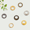 200 Sets 4 Colors Iron Grommet Eyelet Findings SCRA-GF0001-10A-03-6