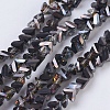 Electroplate Glass Beads Strands EGLA-J145-4mm-HP02-1