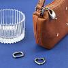 3Pcs 3 Styles 316 Stainless Steel Spring Gate Rings STAS-CJ0003-67-6