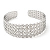 Non-Tarnish 304 Stainless Steel Cuff Bangles BJEW-K267-01P-1