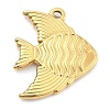 Ion Plating(IP) 304 Stainless Steel Pendants STAS-P379-08C-G-1