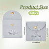 10Pcs Velvet Pouches with Snap Button ABAG-SP0001-42A-2