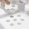 10Pcs 304 Stainless Steel Charms STAS-LP0003-18-1