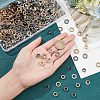 300 Sets 3 Colors Brass Rhinestone Grommet Eyelet Findings DIY-NB0007-68-3