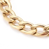 Adjustable 304 Stainless Steel Curb Chain Finger Rings RJEW-JR00335-2