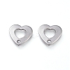 Non-Tarnish 304 Stainless Steel Charms STAS-L232-084P-1