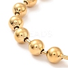 Vacuum Plating 304 Stainless Steel Ball Chain Necklace & Bracelet Set STAS-D181-01G-01D-5