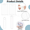Acrylic Blanks Wine Glass Charms DIY-WH0578-03-4