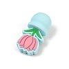 Flower Food Grade Silicone Focal Beads SIL-A011-03B-02-2
