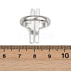 304 Stainless Steel Cuff Rings for Women RJEW-L133-04P-3
