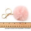 Faux Rabbit Fur Pom Pom Ball Keychain KEYC-FS00031-01-2