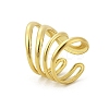 304 Stainless Steel Multi-layer Cuff Rings for Women RJEW-G338-16G-4