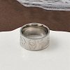 304 Stainless Steel Finger Rings for Women RJEW-F195-04P-2