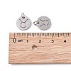 Non-Tarnish 304 Stainless Steel Charms STAS-Q201-T445-2S-4