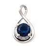 925 Sterling Silver Pave Cubic Zirconia Pendants STER-V001-03P-09-1
