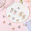 20Pcs 2 Colors 316 Surgical Stainless Steel Clip-on Earring Findings STAS-BBC0008-58A-4