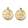 PVD Vacuum Plating 304 Stainless Steel Pendants STAS-R130-30G-1