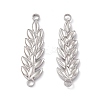 Non-Tarnish 304 Stainless Steel Connector Charms STAS-B031-40P-1