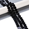 Natural Black Onyx(Dyed & Heated) Beads Strands G-NH0011-G05-01-2