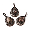 Natural Rhodonite Pendants G-A297-05R-14-1