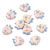 10Pcs Handmade Porcelain Beads PORC-YW0001-24D-1