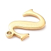 PVD Vacuum Plating  304 Stainless Steel Charms STAS-H112-S-G-3