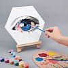 Hexagon Painting Canvas Panel Drawing Boards DIY-NB0004-10-5