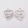 Brass Micro Pave Cubic Zirconia Charms LS-KK-A144-037P-2