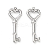 Non-Tarnish 304 Stainless Steel Pendants STAS-L022-374P-1