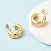 Two-layer C-Shaped 201 Stainless Steel Stud Earrings EJEW-Z151-11G-02-2