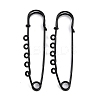Ion Plating(IP) 304 Stainless Steel Safety Pins Brooch Findings STAS-K252-05C-EB-1
