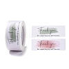 2 Rolls Self-Adhesive Paper Gift Tag Youstickers DIY-TA0013-48B-1