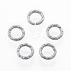 Non-Tarnish 304 Stainless Steel Open Jump Rings STAS-N092-167C-01-2