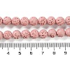 Synthetic Lava Rock Dyed Beads Strands G-H311-08B-08-5