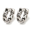 316 Surgical Stainless Steel Hoop Earrings for Women and Men EJEW-D096-15E-AS-1