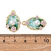 Light Gold Tone Alloy Enamel Pendants ENAM-B028-03KCG-02-3