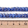 Luminous Handmade Gold Foil Glass Beads Strands FOIL-N029-02A-03-5
